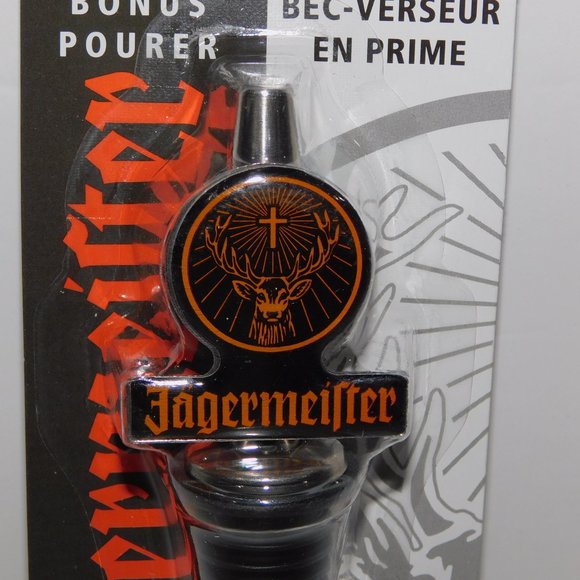 Jagermeister Brand Logo Liquor Bottle Pourer New in Package Stag Head - Picture 3 of 5